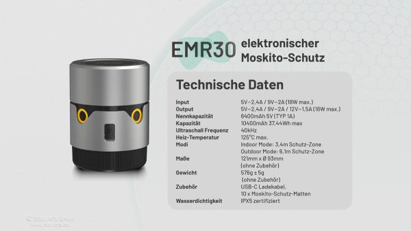 NITECORE - EMR30 - MÜCKENABWEHR, POWERBANK FUNKTION